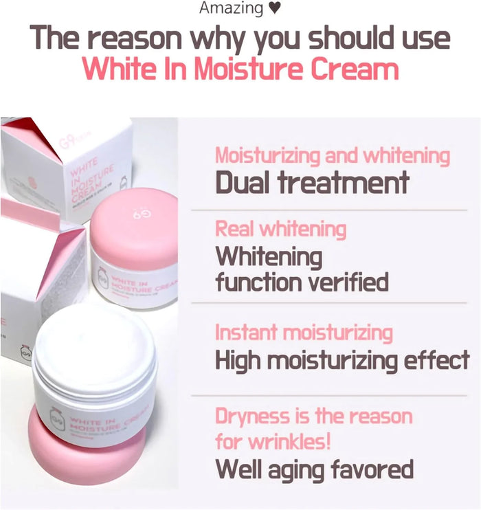 [G9SKIN] White In Moisture Cream 100ml - Ballagrio
