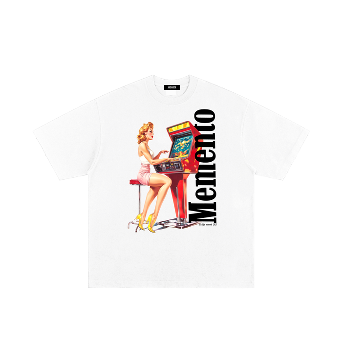 Game Over Hand-frayed T-Shirt - Memento Mori Clothing