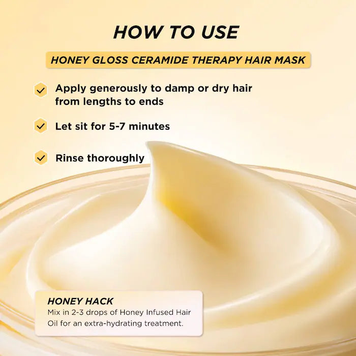 Gisou Honey Gloss Ceramide Therapy Hair Mask 75Ml