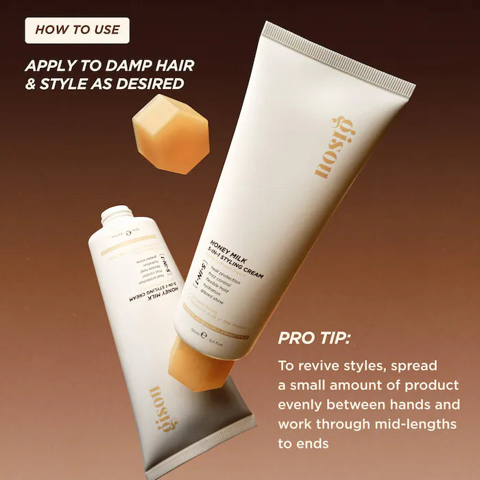 Gisou Honey Milk 5-In-1 Styling Cream 150Ml
