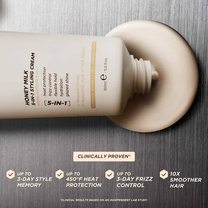 Gisou Honey Milk 5-In-1 Styling Cream 150Ml