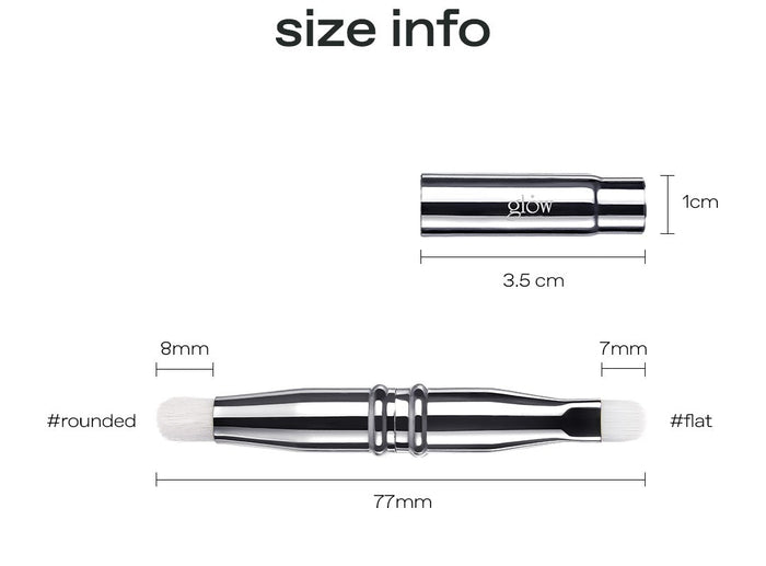 [glow] portable lip & eye brush