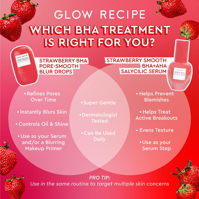 Glow Recipe Strawberry Bha Pore-Smooth Serum 30Ml