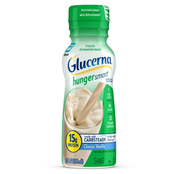 Glucerna Hunger Smart Shake, Homemade Vanilla, 10 oz - 68607-Single - LL Medico