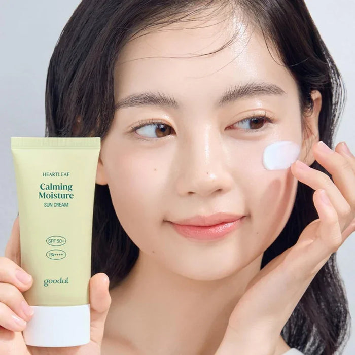 [goodal] Heartleaf Calming Moisture Sun Cream SPF 50+ PA++++ 25ml/50ml - Ballagrio