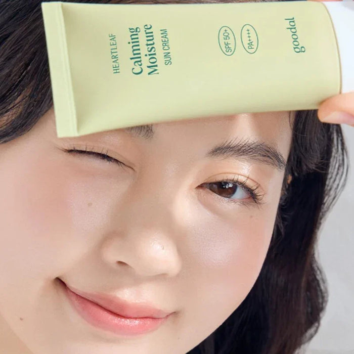 [goodal] Heartleaf Calming Moisture Sun Cream SPF 50+ PA++++ 25ml/50ml - Ballagrio