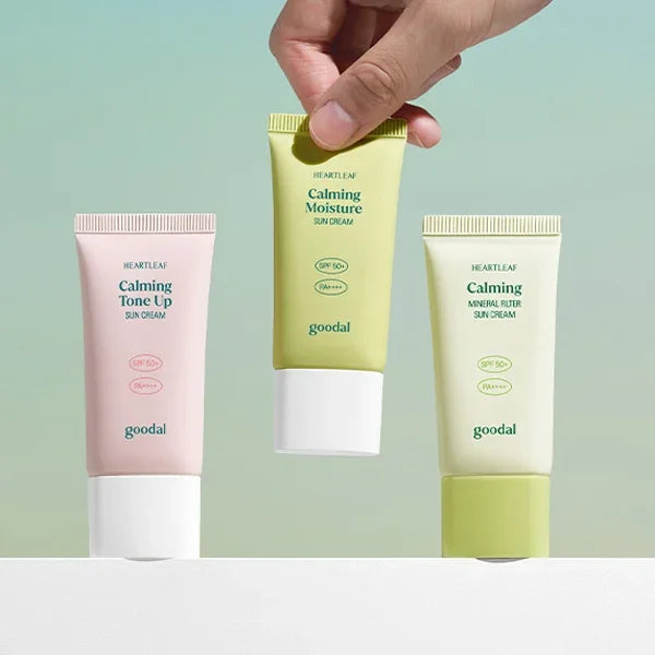 [goodal] Heartleaf Calming Moisture Sun Cream SPF 50+ PA++++ 25ml/50ml - Ballagrio