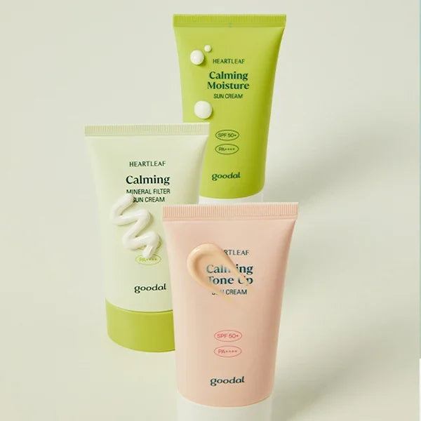 [goodal] Heartleaf Calming Moisture Sun Cream SPF 50+ PA++++ 25ml/50ml - Ballagrio