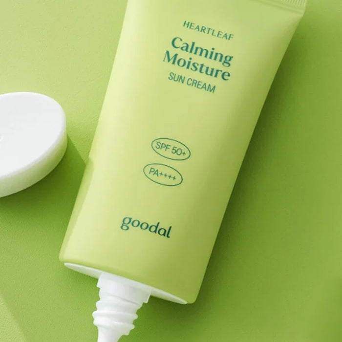 [goodal] Heartleaf Calming Moisture Sun Cream SPF 50+ PA++++ 25ml/50ml - Ballagrio