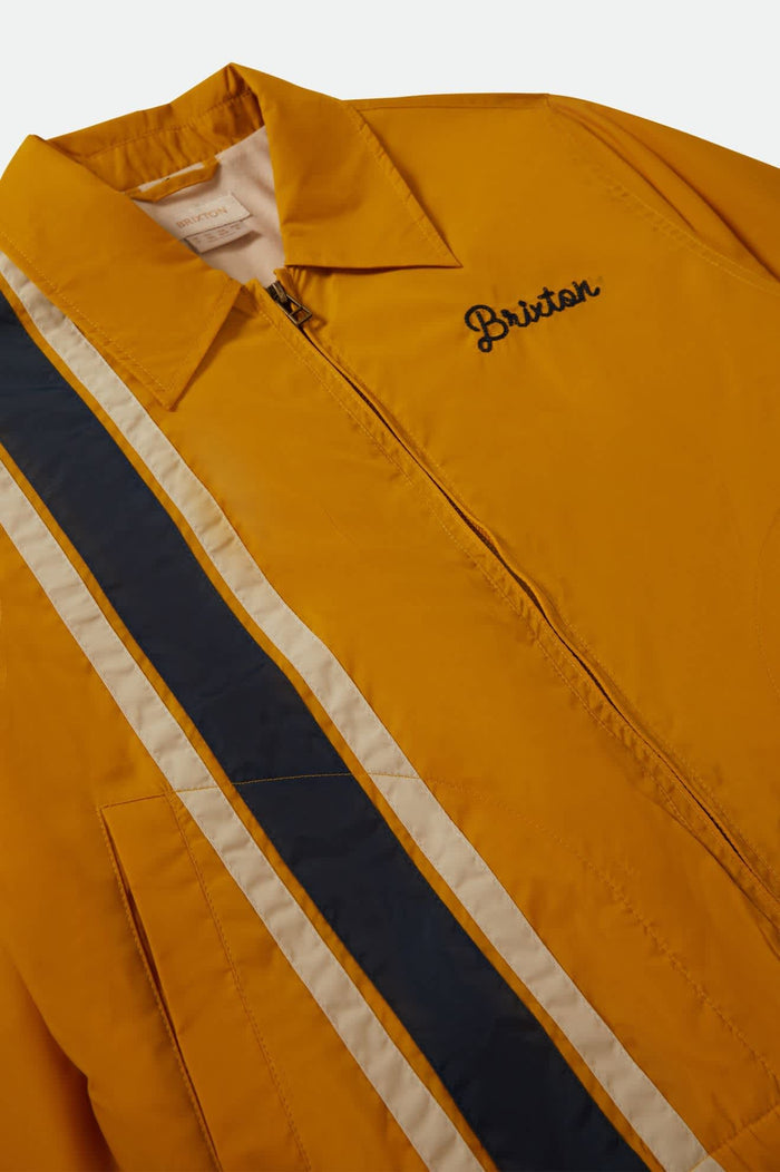 Women's Goodyear Mechanics Women's Garage Jacket in the color Nugget Gold - Additional Laydown image