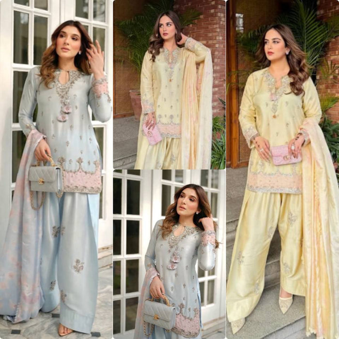Graceful Outfits in Soft Pastel Hues