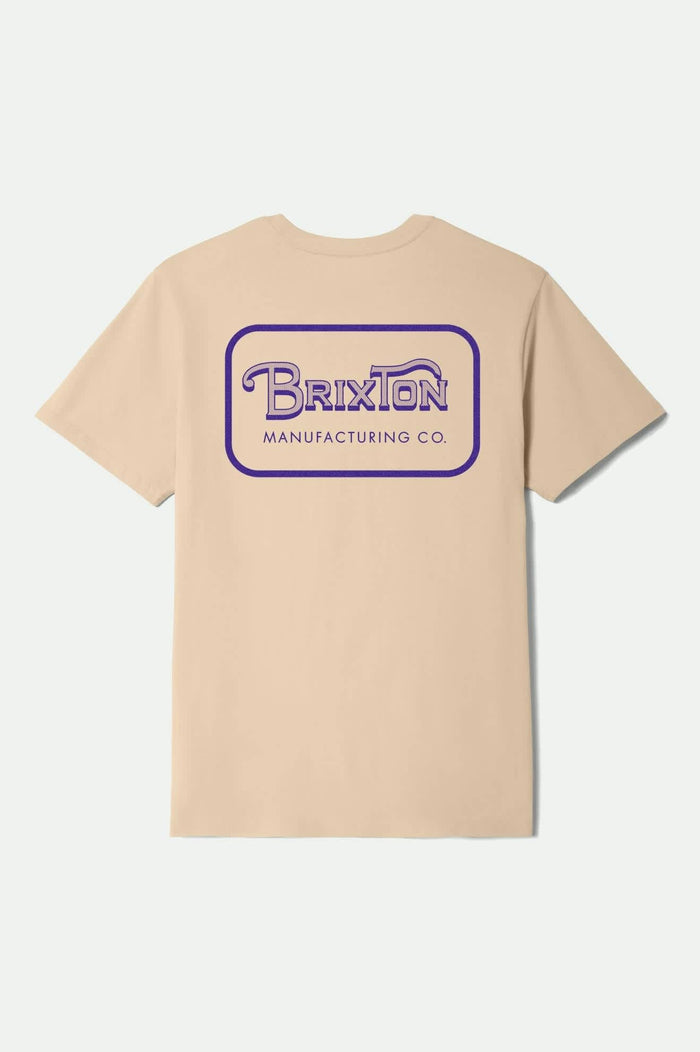 Grade S/S Standard T-Shirt - Cream/Violet