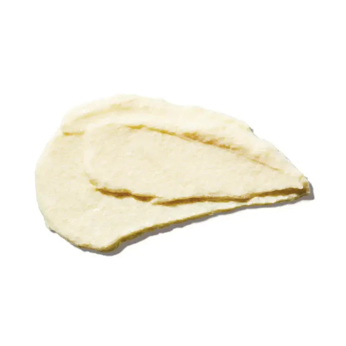 Three white ceramic bowls with gold interior lines on a white background