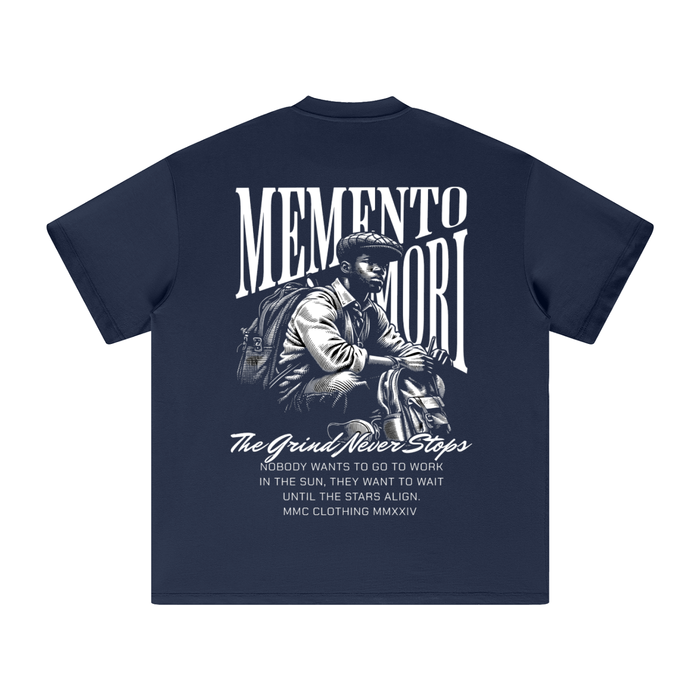 Grind Never Stops Heavyweight T-Shirt - Memento Mori Clothing