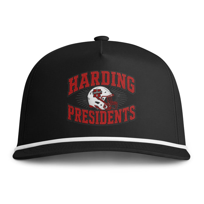 Harding Presidents Football Rope Cap — Vintage Team Logo Hat