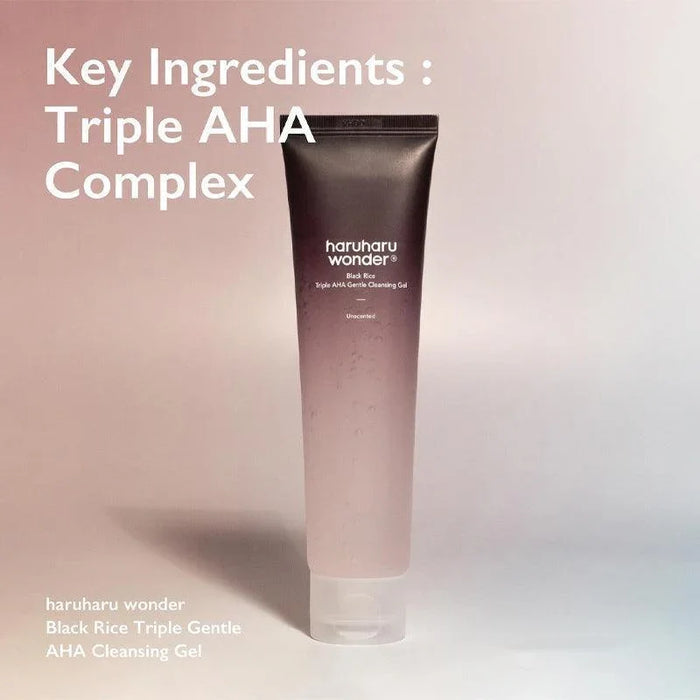 [Haruharu Wonder] Black Rice Triple AHA Gentle Cleansing Gel 100ml - Ballagrio