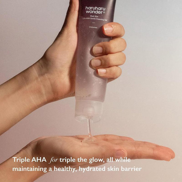 [Haruharu Wonder] Black Rice Triple AHA Gentle Cleansing Gel 100ml - Ballagrio