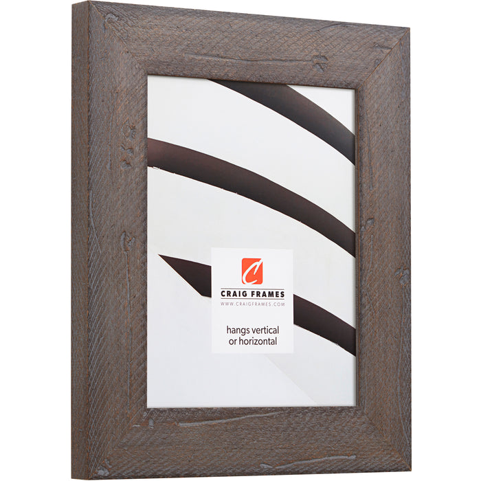 Hatteras 2", Boho Rustic Gray Wash Matted Picture Frame