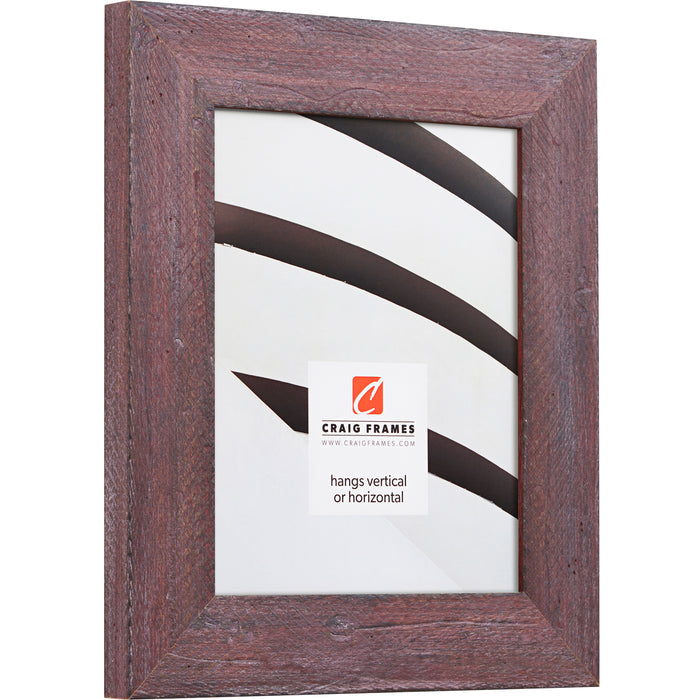 Hatteras 2", Boho Rustic Red Matted Picture Frame