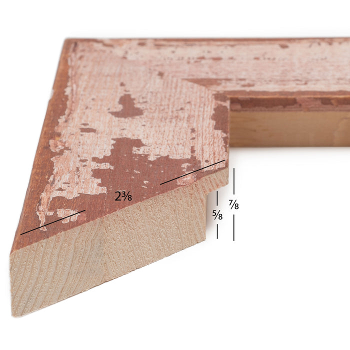 Hatteras XL 2.375", Brushed Rose Picture Frame