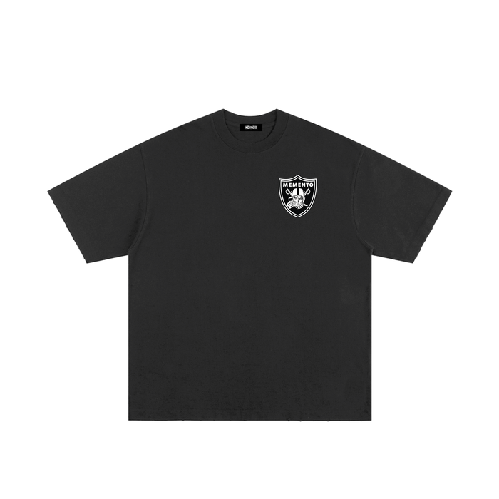 Heavyweight Hand-frayed T-Shirt - Memento Mori Clothing