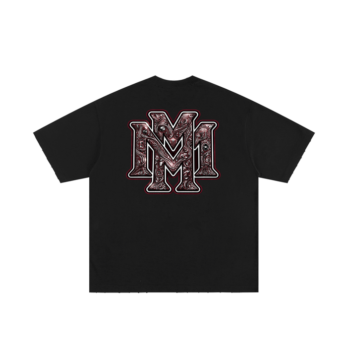 Heavyweight Hand-frayed T-Shirt - Memento Mori Clothing