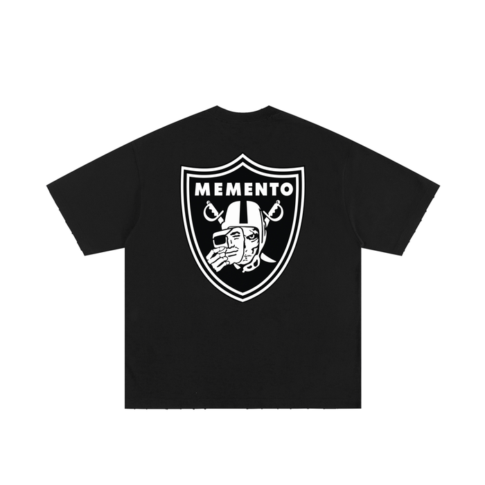 Heavyweight Hand-frayed T-Shirt - Memento Mori Clothing
