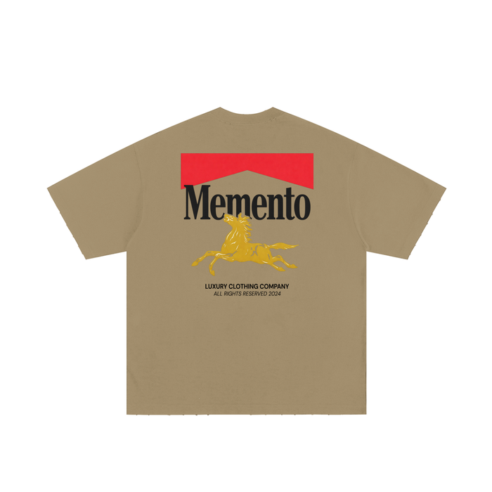 Heavyweight Hand-frayed T-Shirt - Memento Mori Clothing