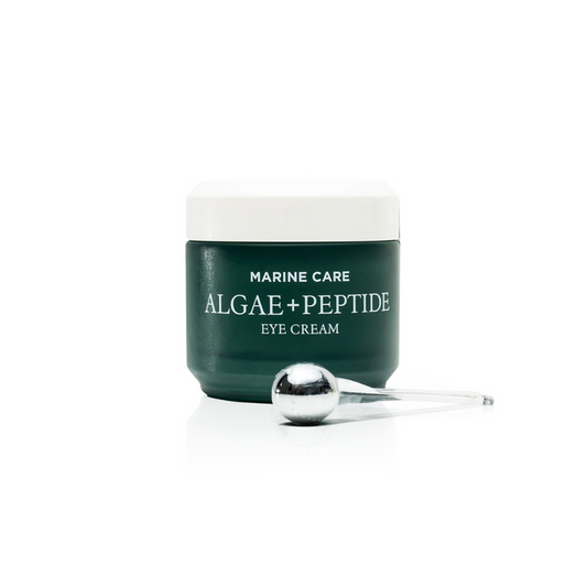 HEIMISH Marine Care Algae+Peptide Eye Cream is a nourishing eye cream enriched with marine algae extracts and peptides to target signs of aging around the delicate eye area. It helps reduce the appearance of fine lines, wrinkles, and puffiness while providing deep hydration with ingredients like Sodium Hyaluronate and Shea Butter. The addition of Niacinamide brightens the under-eye area, leaving the skin looking refreshed and revitalized. Ideal for improving skin elasticity and achieving a youth
