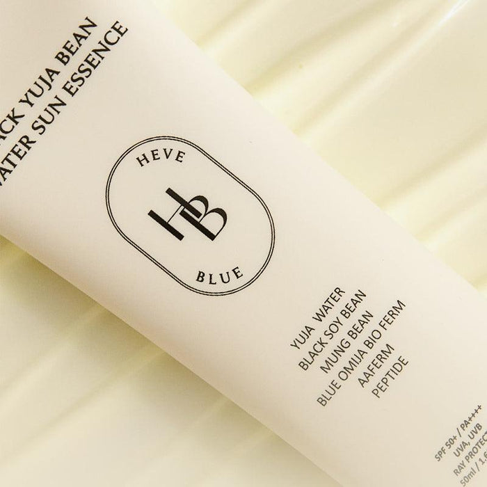[HEVE BLUE] Black Yuja Bean Water Sun Essence SPF 50+ PA++++ 50ml - Ballagrio