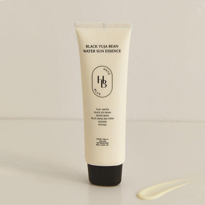 [HEVE BLUE] Black Yuja Bean Water Sun Essence SPF 50+ PA++++ 50ml - Ballagrio