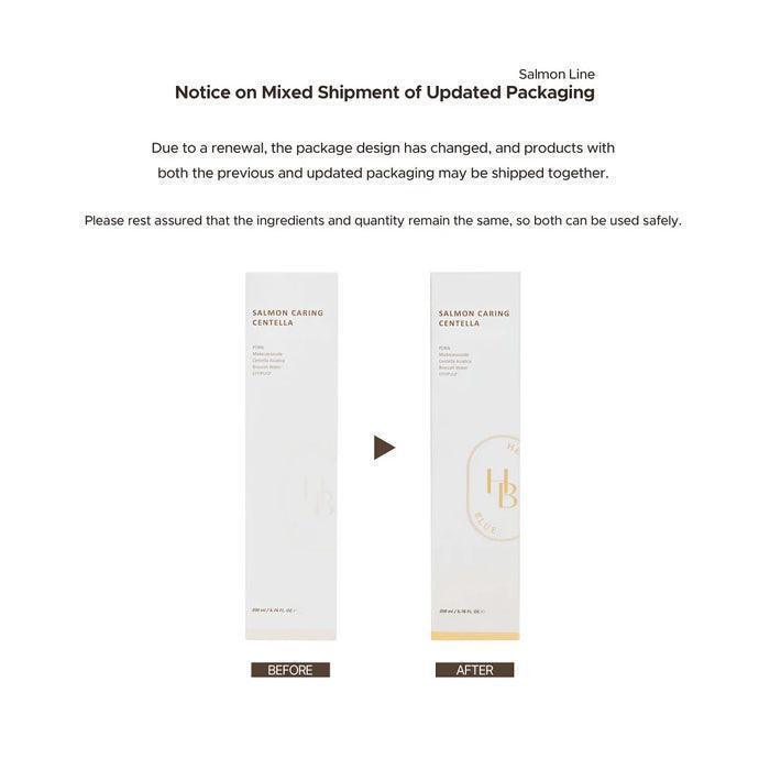 [HEVE BLUE] Salmon Caring Centella Bubble Cleanser 200ml - Ballagrio