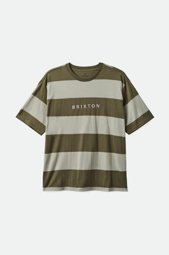 Hilt Alpha Line S/S Tee - Olive Surplus/Mineral Grey/White