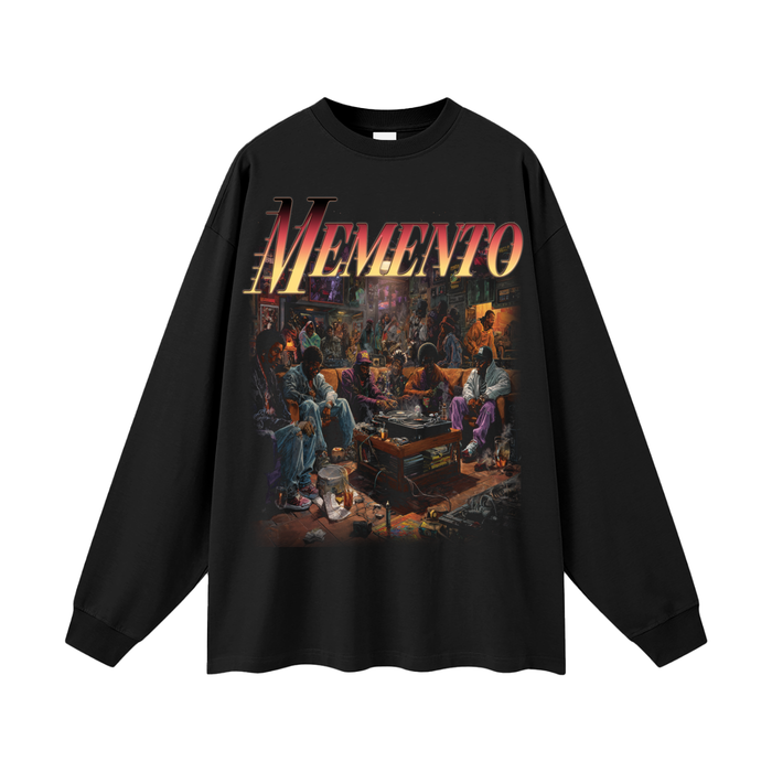 Hip Hop Saved Me Oversized Unisex Long Sleeve T-Shirt - Memento Mori Clothing