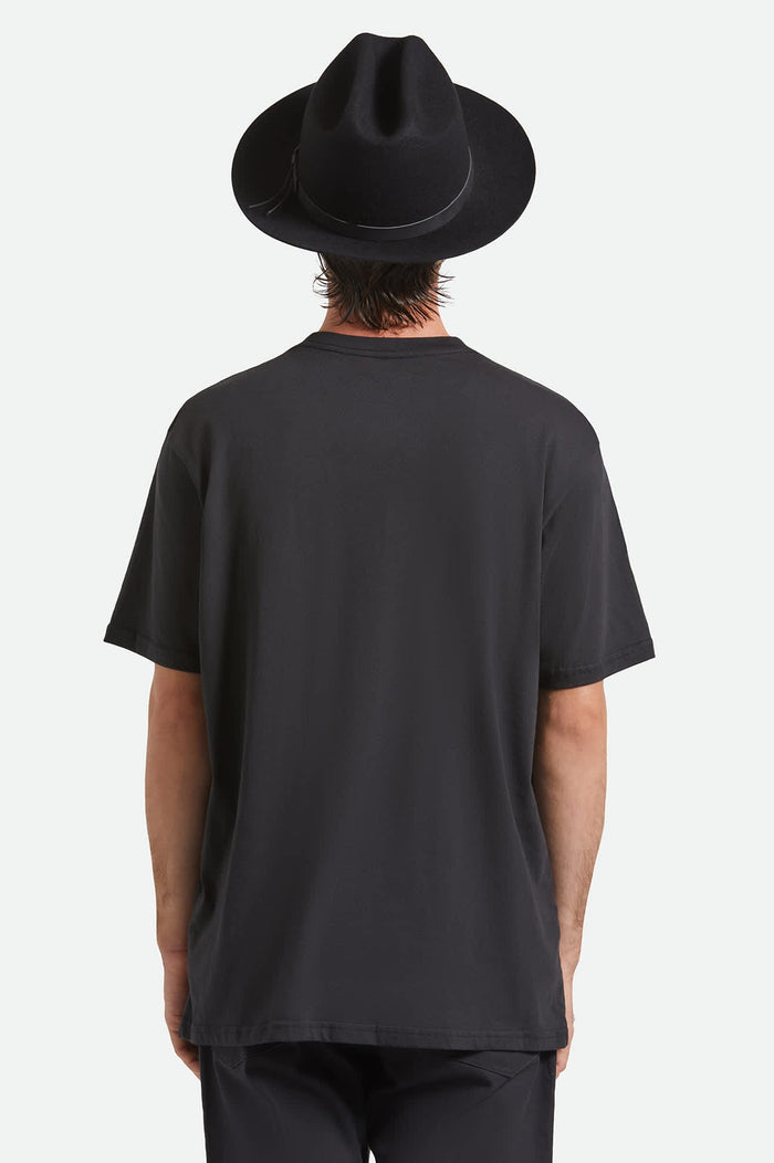 Hitch Ranch Fedora - Black/Black