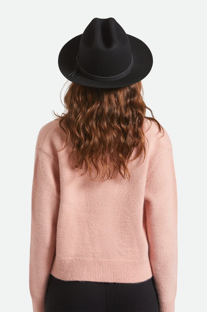 Hitch Ranch Fedora - Black/Black