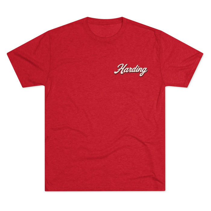 Honor Forever Crew Tee — Harding Script Chest & "Honor Forever" Back Graphic