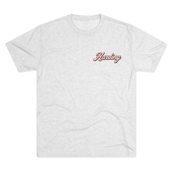 Honor Forever Crew Tee — Harding Script Chest & "Honor Forever" Back Graphic