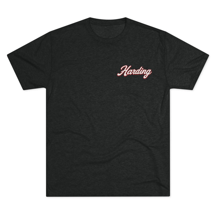 Honor Forever Crew Tee — Harding Script Chest & "Honor Forever" Back Graphic