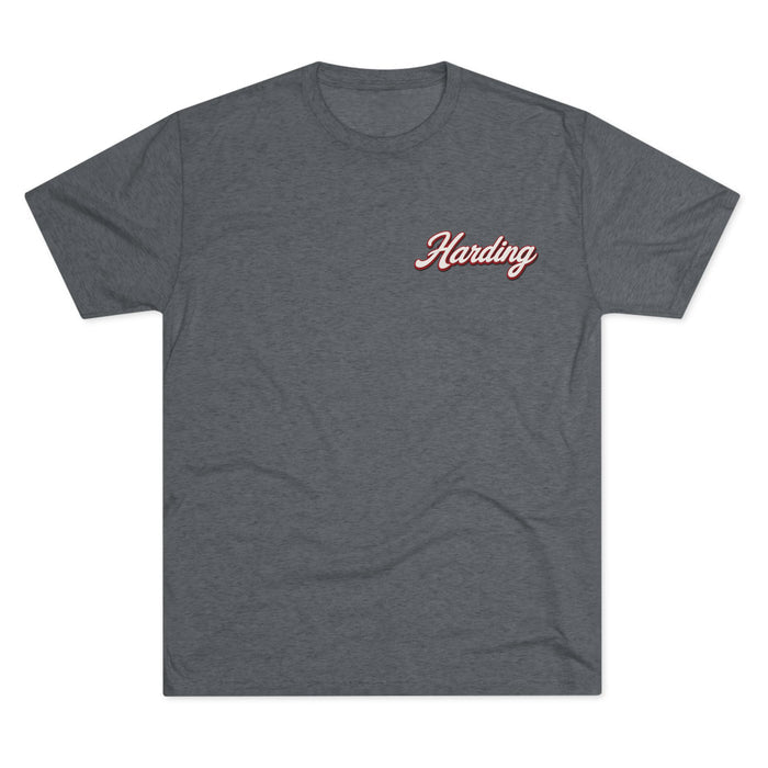 Honor Forever Crew Tee — Harding Script Chest & "Honor Forever" Back Graphic