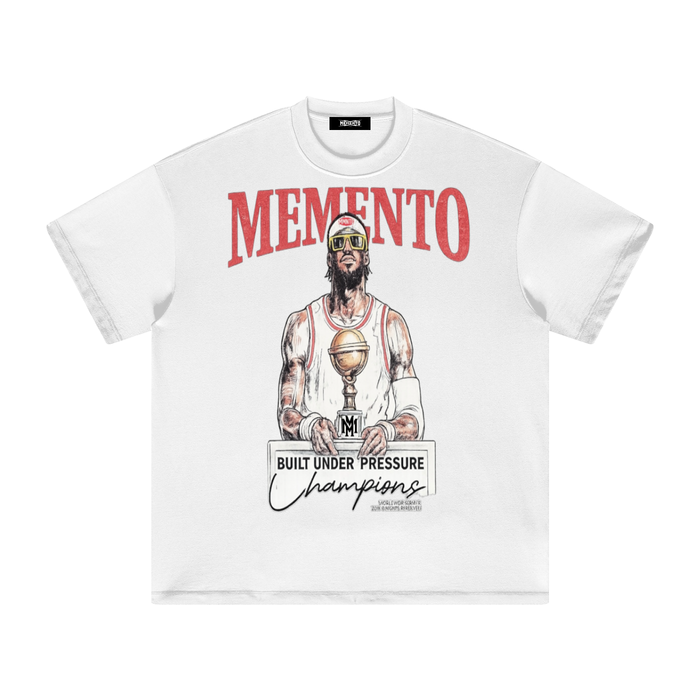 Hoops Heavyweight Earth Tone T-Shirt - Memento Mori Clothing