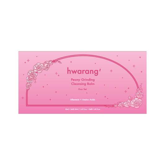 [hwarang'] Pink Ribbon (Roosa Nauha) Edition Peony Grinding Cleansing Balm Duo Set