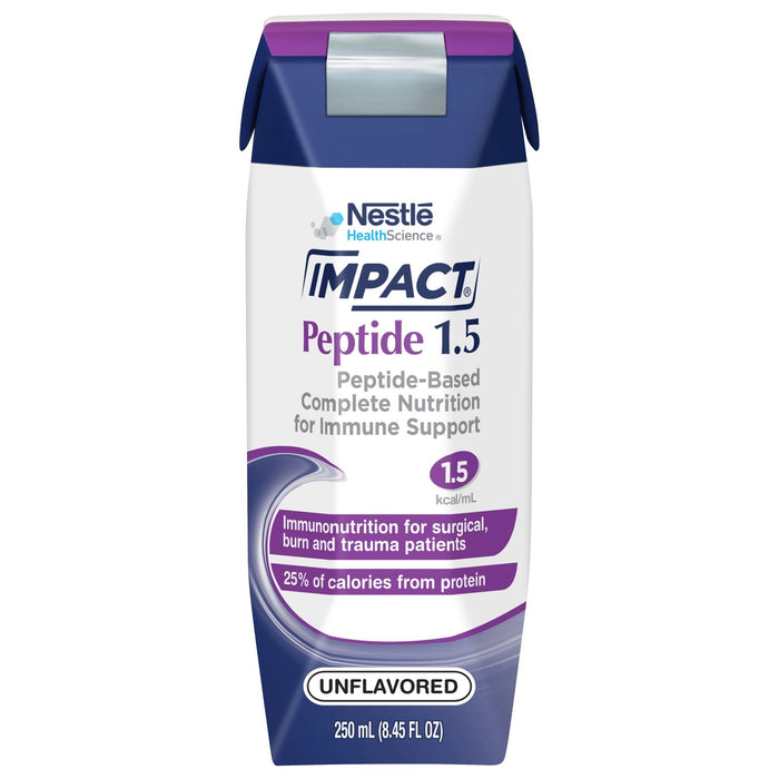 Impact Peptide 1.5 Tube Feeding Formula, Unflavored, 250 mL - 10043900974009-Single - LL Medico