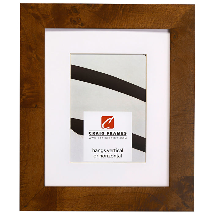 Innovations 1.5", Matted Brown Burl Picture Frame