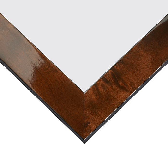 Innovations 1.5", Matted Glossy Walnut Brown Burl Picture Frame