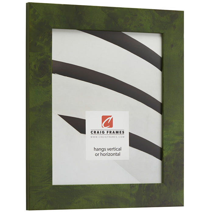 Innovations 1.5", Matted Green Burl Picture Frame