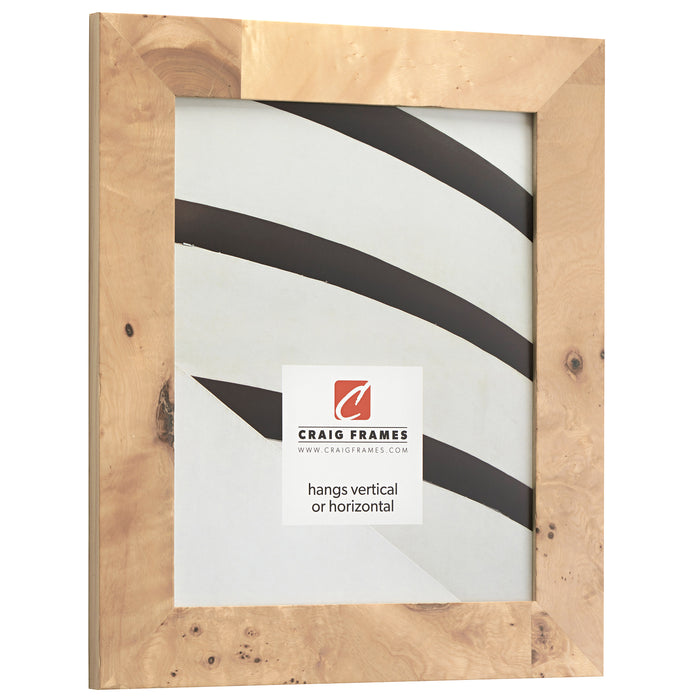 Innovations 1.5", Matted Natural Burl Picture Frame