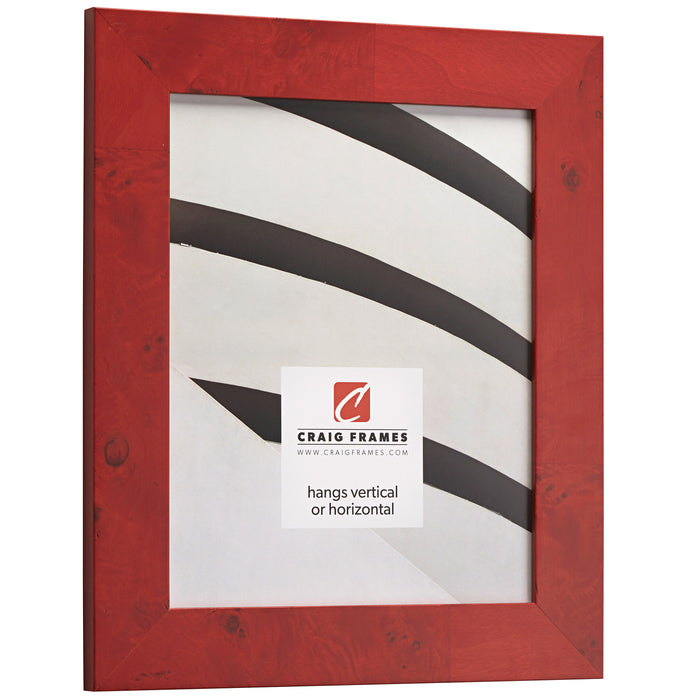 Innovations 1.5", Matted Red Burl Picture Frame