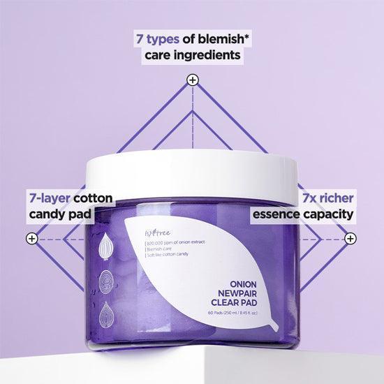 [ISNTREE] Onion Newpair Clear Pad 250ml 60EA - Ballagrio