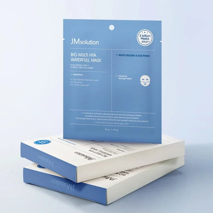 [JM Solution] Bio-Multi Hya Waterfull Mask 34g*4EA - Ballagrio